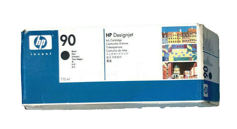 Original HP Ink DesignJet 4000 4020 4500 4520 / No. 90 C5059A BLACK 775ml OVP