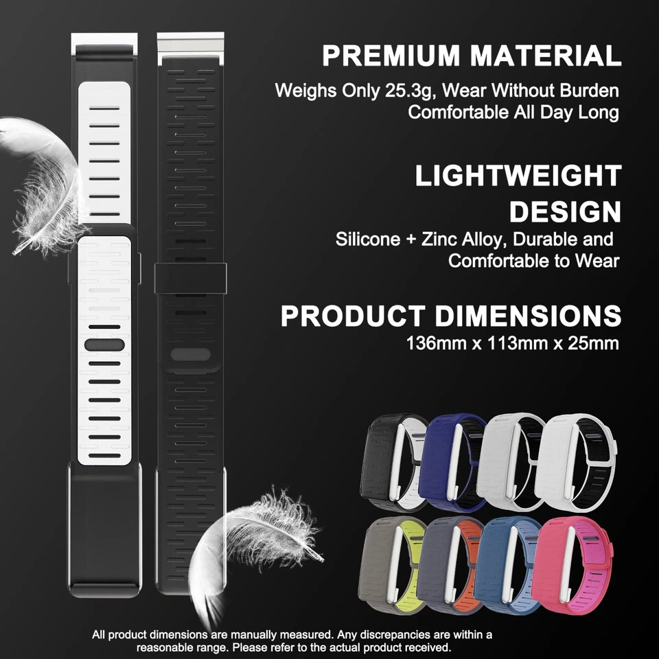 Silicone SportFlex Replacement Band Compatible with WHOOP 5.0 / One / Peak - Image 2 of 4