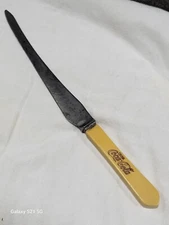 Rare Antique Drink Coca-Cola Carving Knife Ivory Color Handle Soda Advertising 