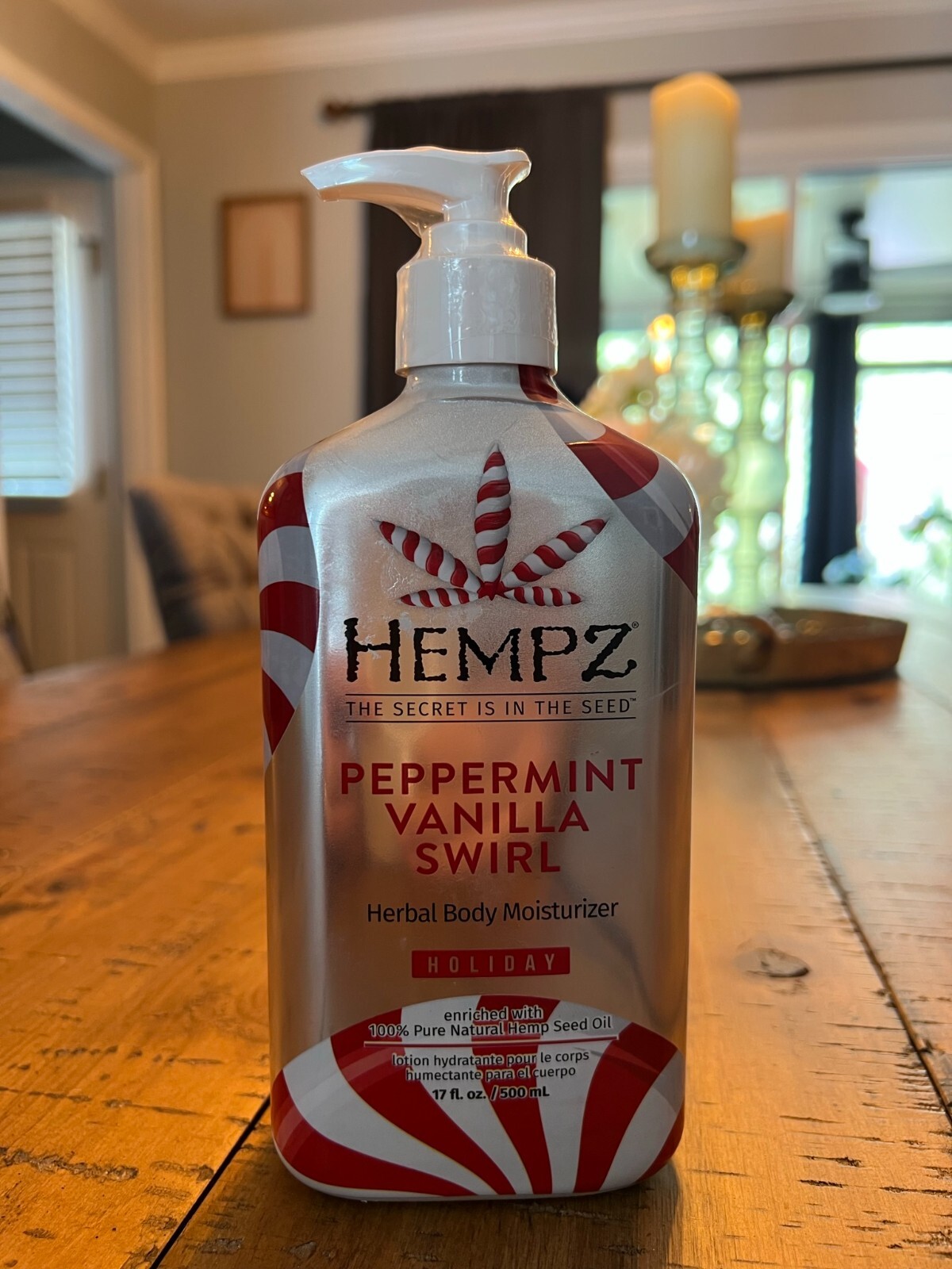 Hempz Limited Edition Lotion, Peppermint Vanilla Swirl Herbal Body