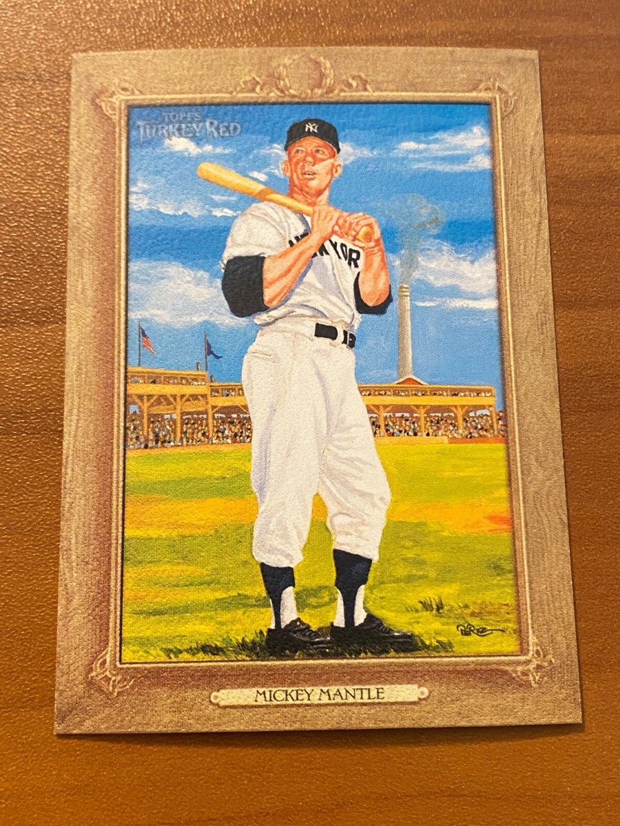 ⚾ 2007 Topps Turkey Red Baseball Base Card #34 Mickey MANTLE