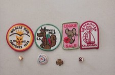Lot of Girl Scout Patches/Pins/Badges 1970s/80s Era