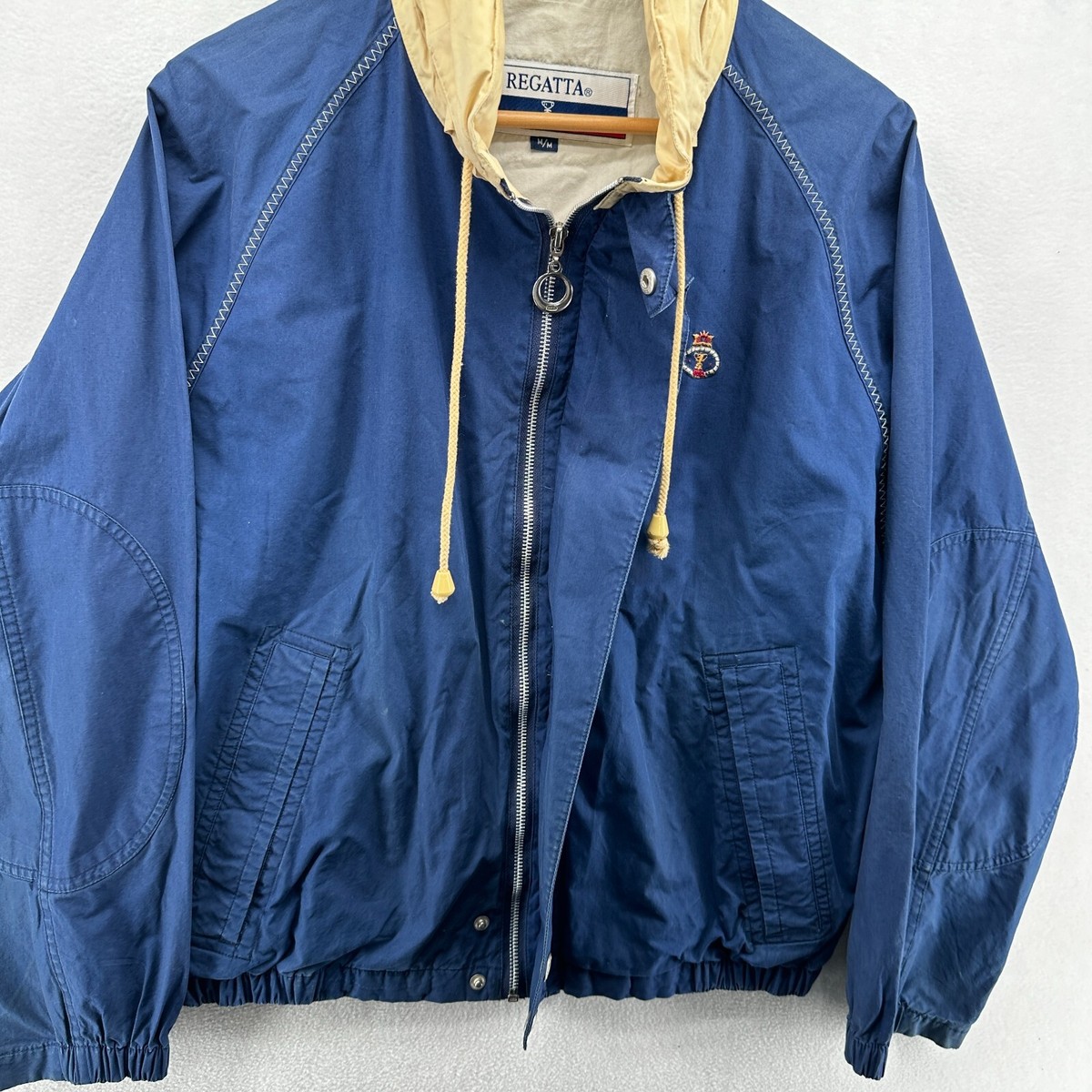 Regatta Sport Windbreaker Jacket Blue Men's Medium Full Zip Long