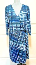 MYNT 1792 NWT Women’s Multicolor Faux Wrap Lined Dress Career - Size 22W