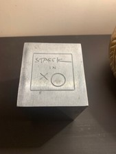 Cendrier  Philippe STARCK  gris métal -  parfait état - Vintage 80/90.