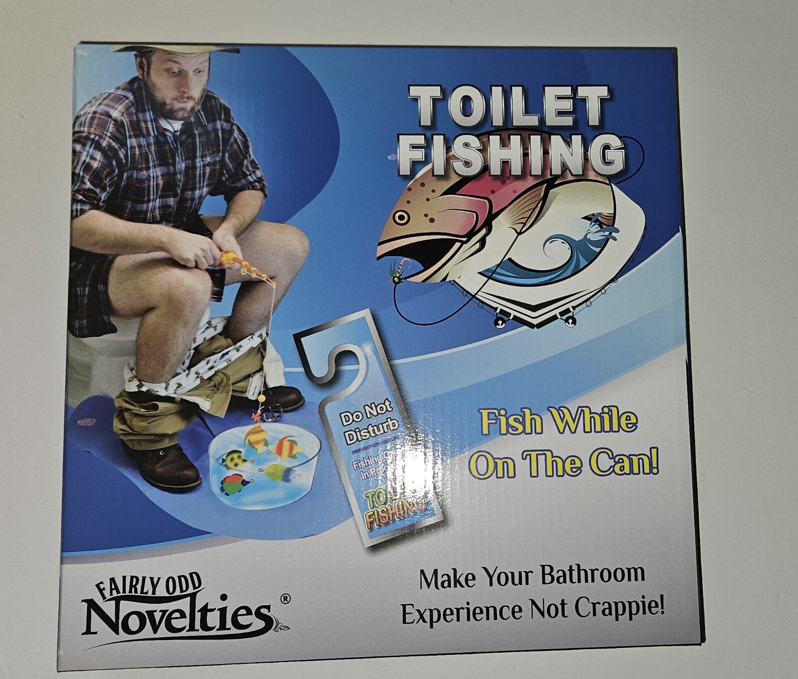 Potty Fisher Toilet Fishing Game - Fairly Odd Novelties - Funny Novelty Gag NIB