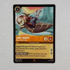Judy Hopps 15/204 Disney Lorcana Azurite Sea Regular Rare Card NM