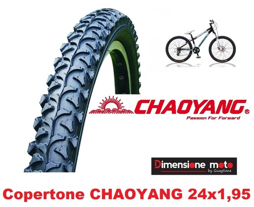 Copertone Nero Tassell. 24x1,95 (50-507) CHAOYANG per Bici 24\