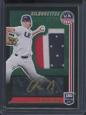 2022 Panini Stars & Stripes Baseball Cade Fisher #SIL-CF Patch Auto /25