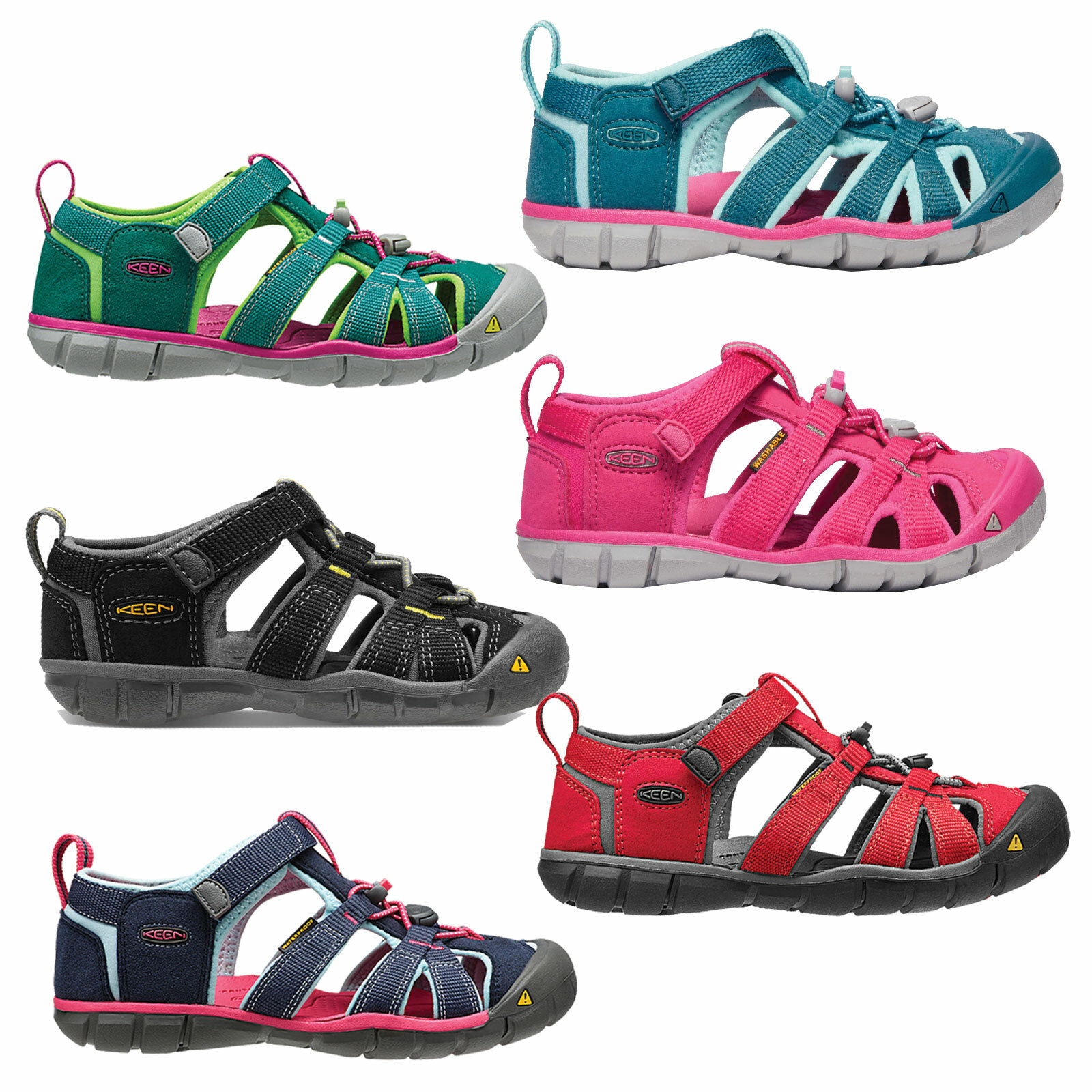 Keen Seacamp Sandalias de Niños Sandalias Outdoor-Trekking-Wander-Schuhe Niñas