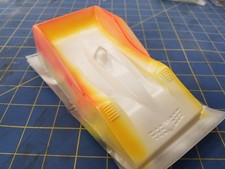 Outisight Orange / Yellow Painted Cadillac .005 Lexan Body 1/24