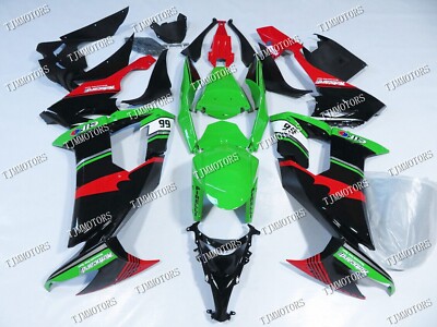 For Ninja ZX-10R 2008-2010 Green Black ABS Injection Mold Bodywork Fairing Kit