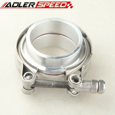 2" V-Band Clamp Aluminum Flange Set – Turbo Intercooler Piping Kit (2 Pieces)