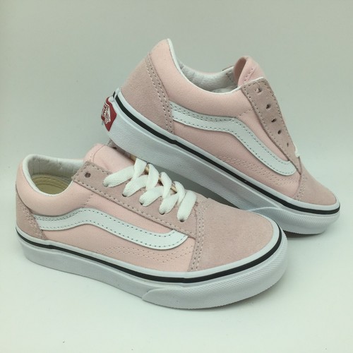 blushing true white vans