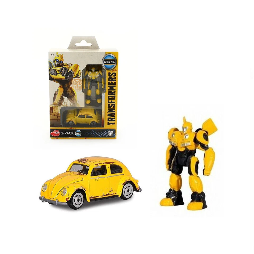 Transformers VW Bumble Bee 2 Pack Robot & Vehicle Diecast Kids Toy - Image 2 of 2