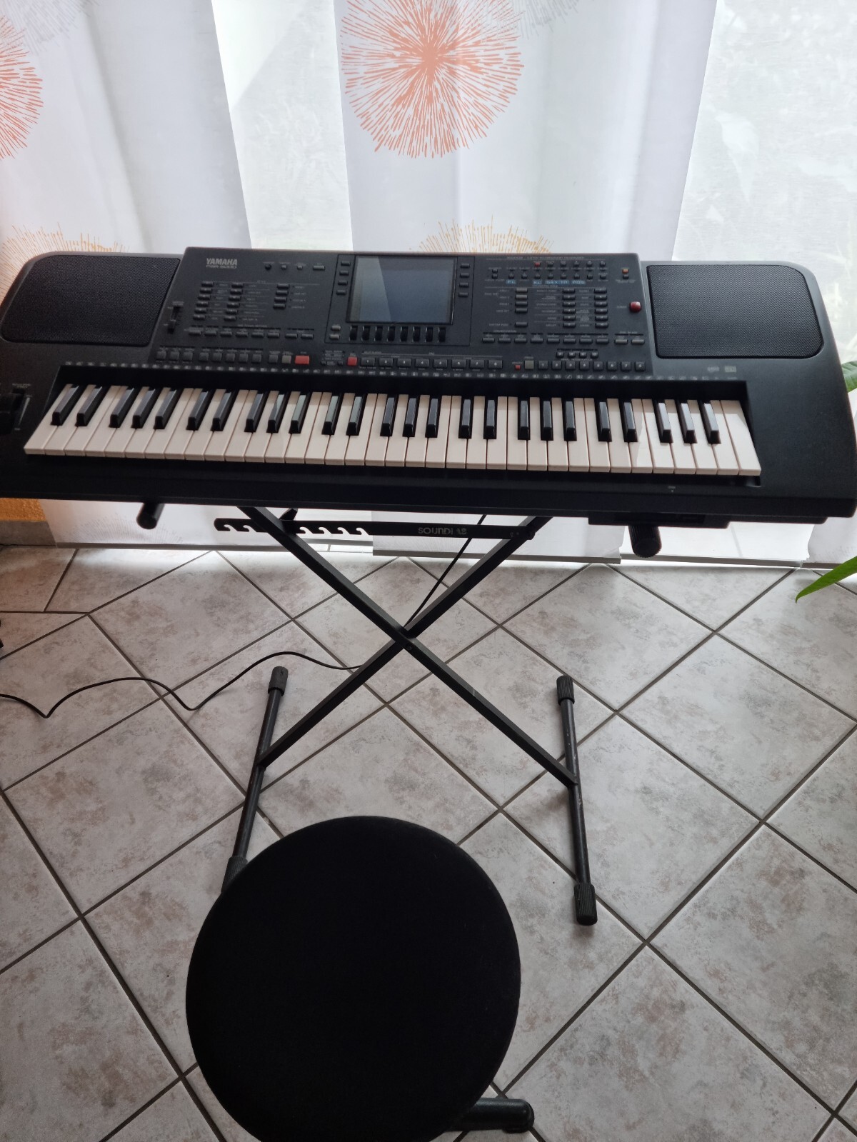 Yamaha Keyboard mit Ständer und Hocker eBay