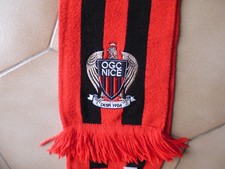 ÉCHARPE OGC NICE Côte d'Azur Supporter Football Vintage Ancien Logo EUR 8,90 - FR