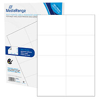 MEDIARANGE MRINK145 Weiß Dauerhaft 105 x 74 A4 Matte Laser/Inkjet ~D~