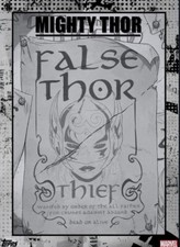[DIGITAL CARD] Topps Marvel Mighty Thor Entertainment 22 S1 Poster Black White