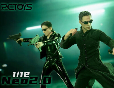 PCTOYS 1/12 The Matrix Neo 2.0 Keanu Reeves 6'' PC024 Trinity 2