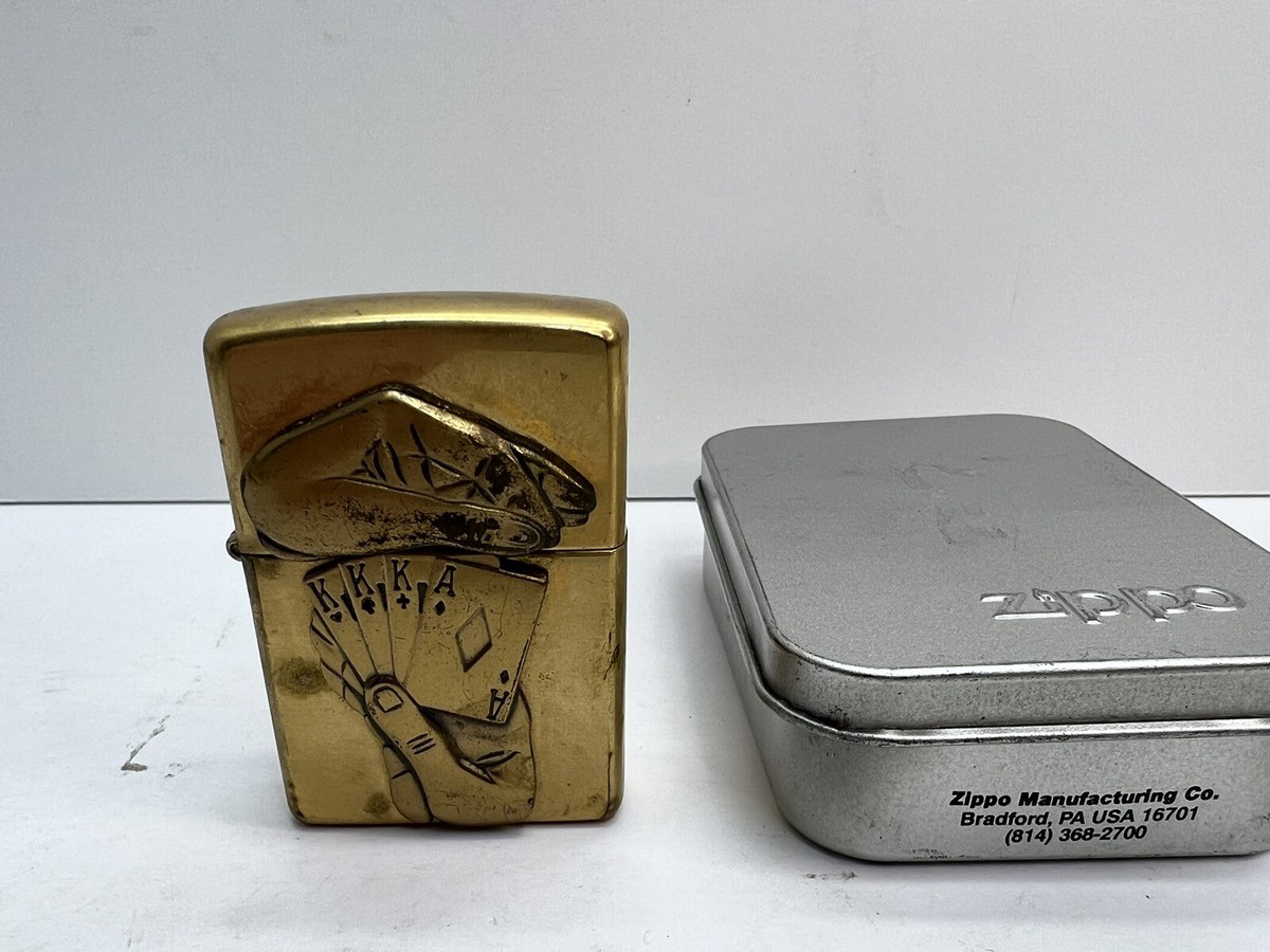 ZIPPO 1997 BARRETT SMYTHE FULL HOUSE BRASS LIGHTER | eBay ZIPPO 1997 BARRETT SMYTHE FULL HOUSE BRASS LIGHTER | eBay