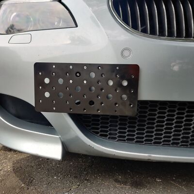 Front Bumper Tow Hook License Plate Mount Bracket For BMW M5 E39 E60 1999 - 2010