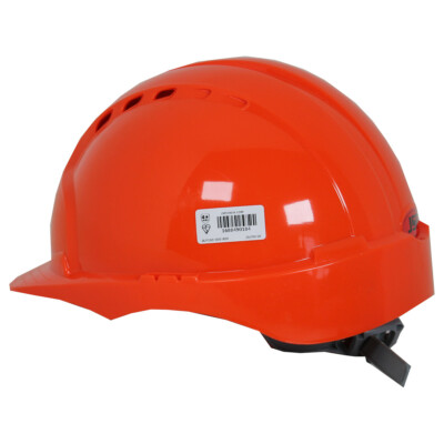 10 Stück JSP AJF160 EVO3 Schutzhelm Gleitverschluss belüftet Orange