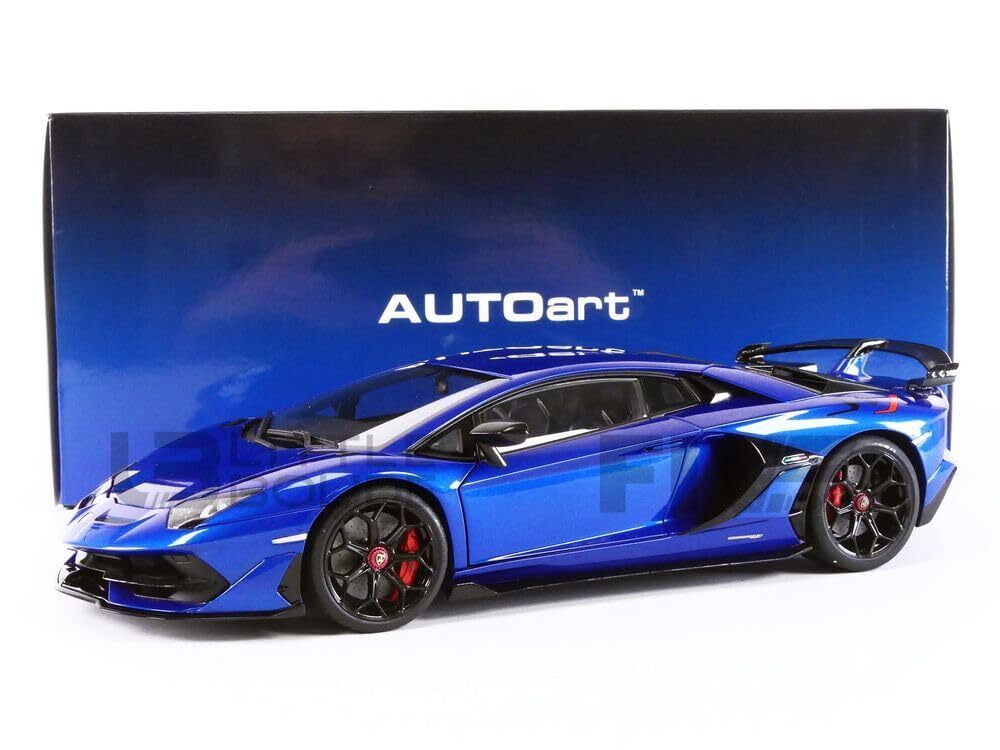 AUTOart 1/18 1/18 Lamborghini Aventador SVJ Metallic Blue AUTOart 1/18 1/18 Lamborghini Aventador SVJ Metallic Blue