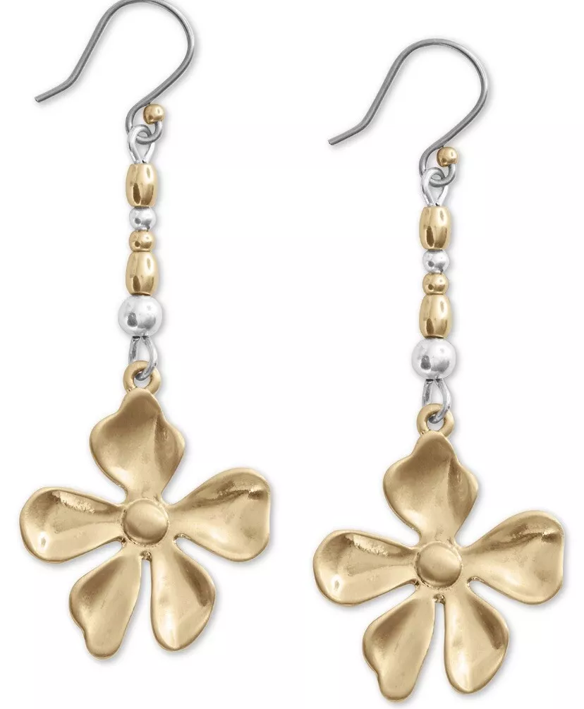 Lucky brand shop flower earrings