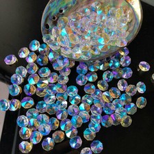 100/200/300X Bead Crystal Rainbow AB Octagonal Jewelry Hanging Suncatcher DIY