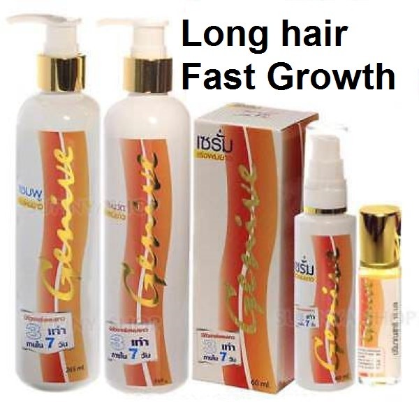 Genive Long Hair Fast Grow 3x Faster 7 Days Shampoo Conditioner