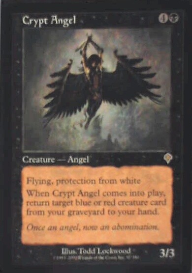 Crypt Angel - Invasion: #97, Magic: The Gathering Lp R112