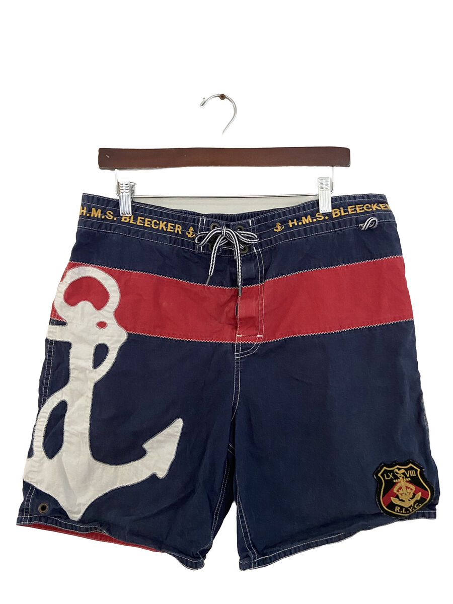 Vtg Polo Ralph Lauren Swim Shorts Sz Large Bleecker St NY Vtg Polo Ralph Lauren Swim Shorts Sz Large Bleecker St NY