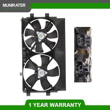 1355A131 Radiator Condenser Cooling Fan Assembly For 2008-2017 Mitsubishi Lancer