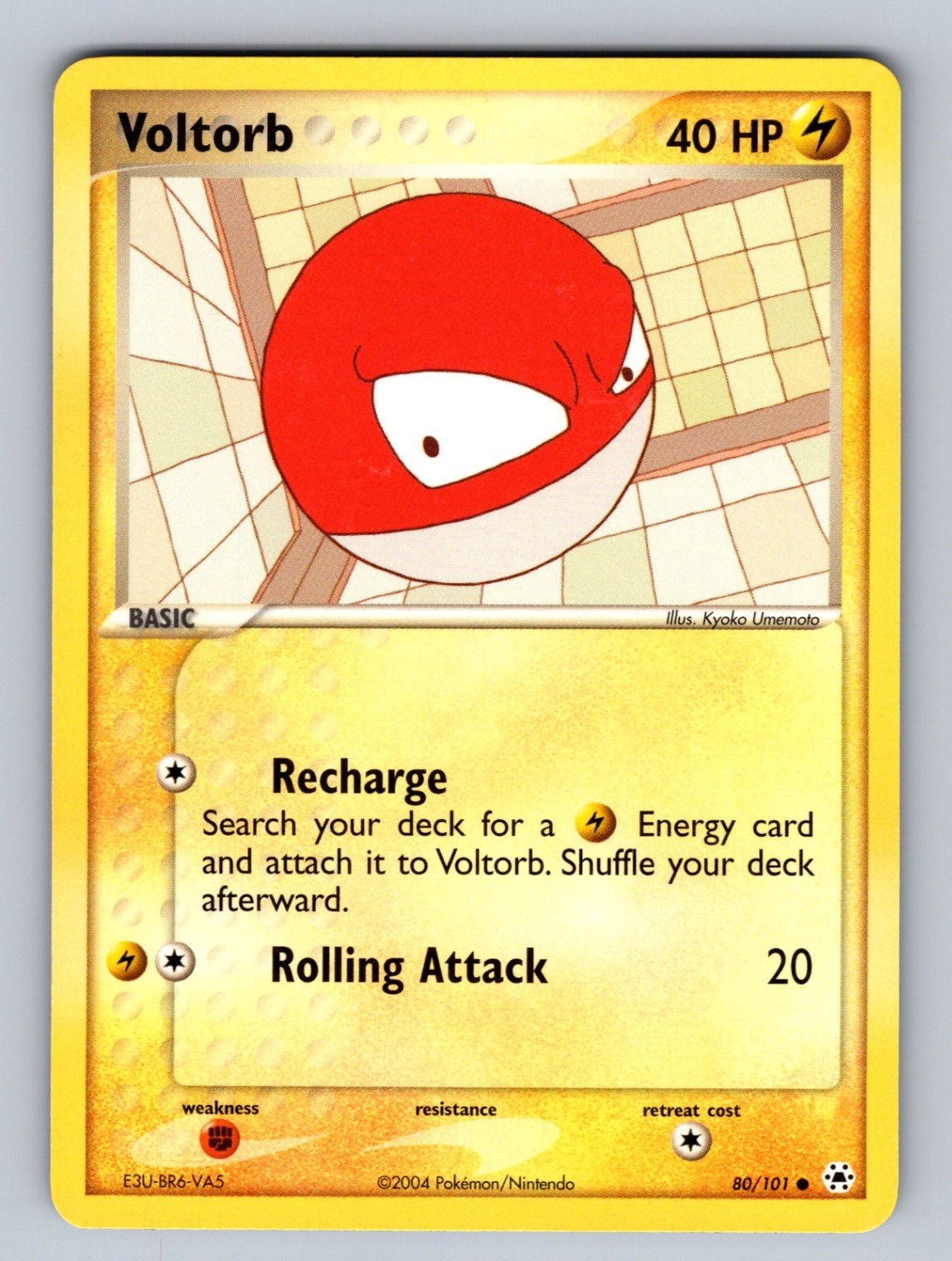 Voltorb 80/101 Common Hidden Legends NM Pokemon TCG