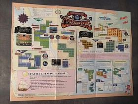 The Magic of Scheherazade (NES) with Instruction Manual, Map & Cartridge Sleeve 