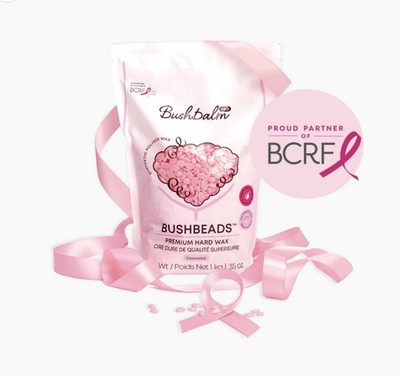 Bushbeads Hard Wax Beads for Hair Removal BCRF and Intimate Wipes Pack