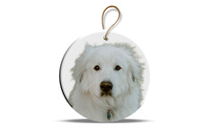 Personalized 3" Ceramic Ornament - Your Image printed on a ceramic ornament