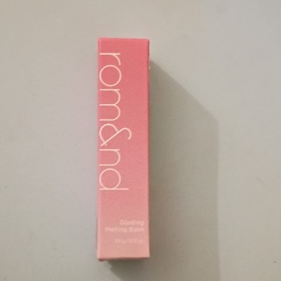 rom&nd Glasting Melting Balm Lip Balm 06 Kaya Fig Pink Vegan 0.12 oz