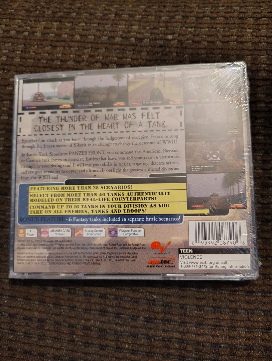 Panzer Front - Sony Playstation 1 PS1 - PAL FR - Complet TBE