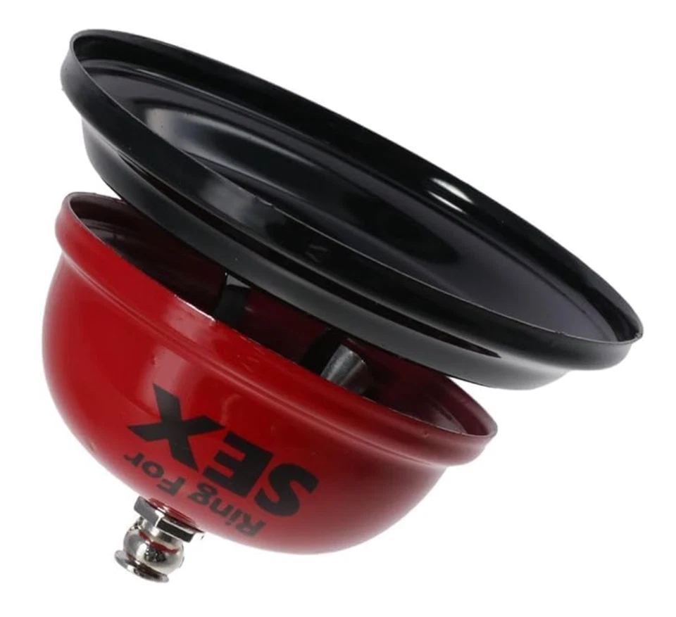 Anillo para Campana de Sexo Divertido Rojo Mesa de Empuje Campana Parejas Fiesta Gallina Ciervo Idea de Regalo Foto 3 de 4