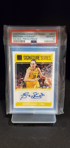 2019 Panini Donruss-WNBA Signature Series-Breanna Stewart-PRESS PROOF PSA 10 /99