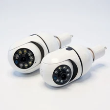 WiFi Smart Bulb Camera With PTZ Control & 2-Way Audio