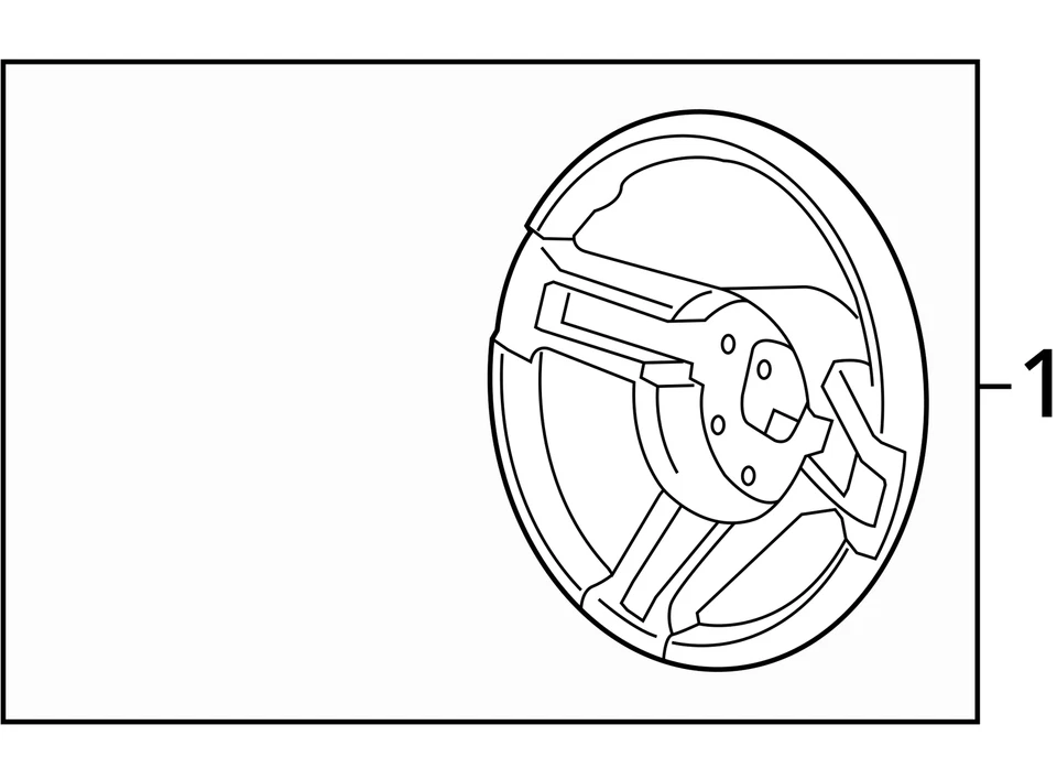 SE ADAPTA A FORD MUSTANG 2010-2012 RUEDA ASY - DIRECCIÓN AR3Z3600BA - NUEVO OEM Foto 4 de 4