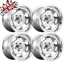 Set-4 Us Mag U101 Indy 15x8 5x5.55x139.7 Polished -12mm Wheels Rims 15
