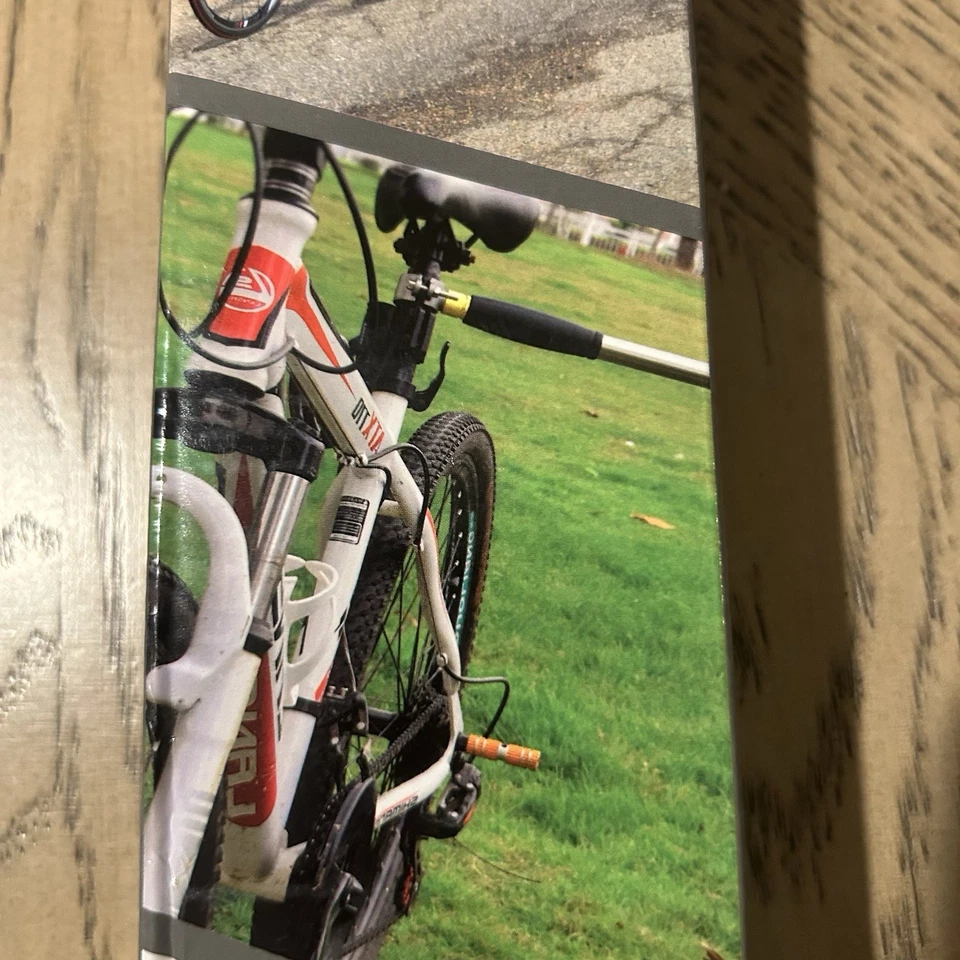 Nueva correa de bicicleta para perros - Fácil instalación de quitar - Mango de acero y negro Foto 3 de 4