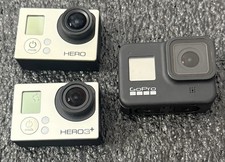 Lot Of 3 GoPro Cameras & Accessories (For Parts)