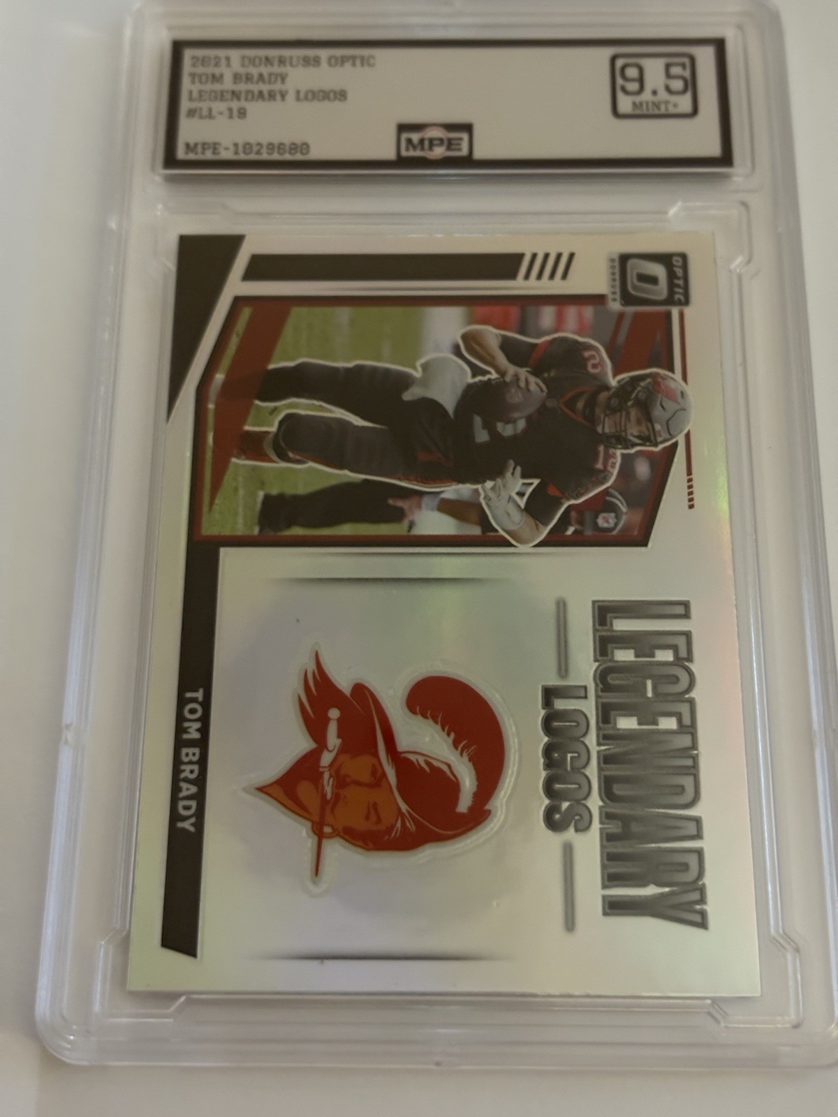 2021 Panini Donruss Optic Legendary Logos Tom Brady #LL-19