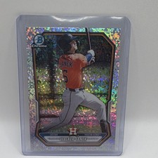 Walker Janek 2026 Bowman Speckle Chrome Refractor  Houston Astros Prospect