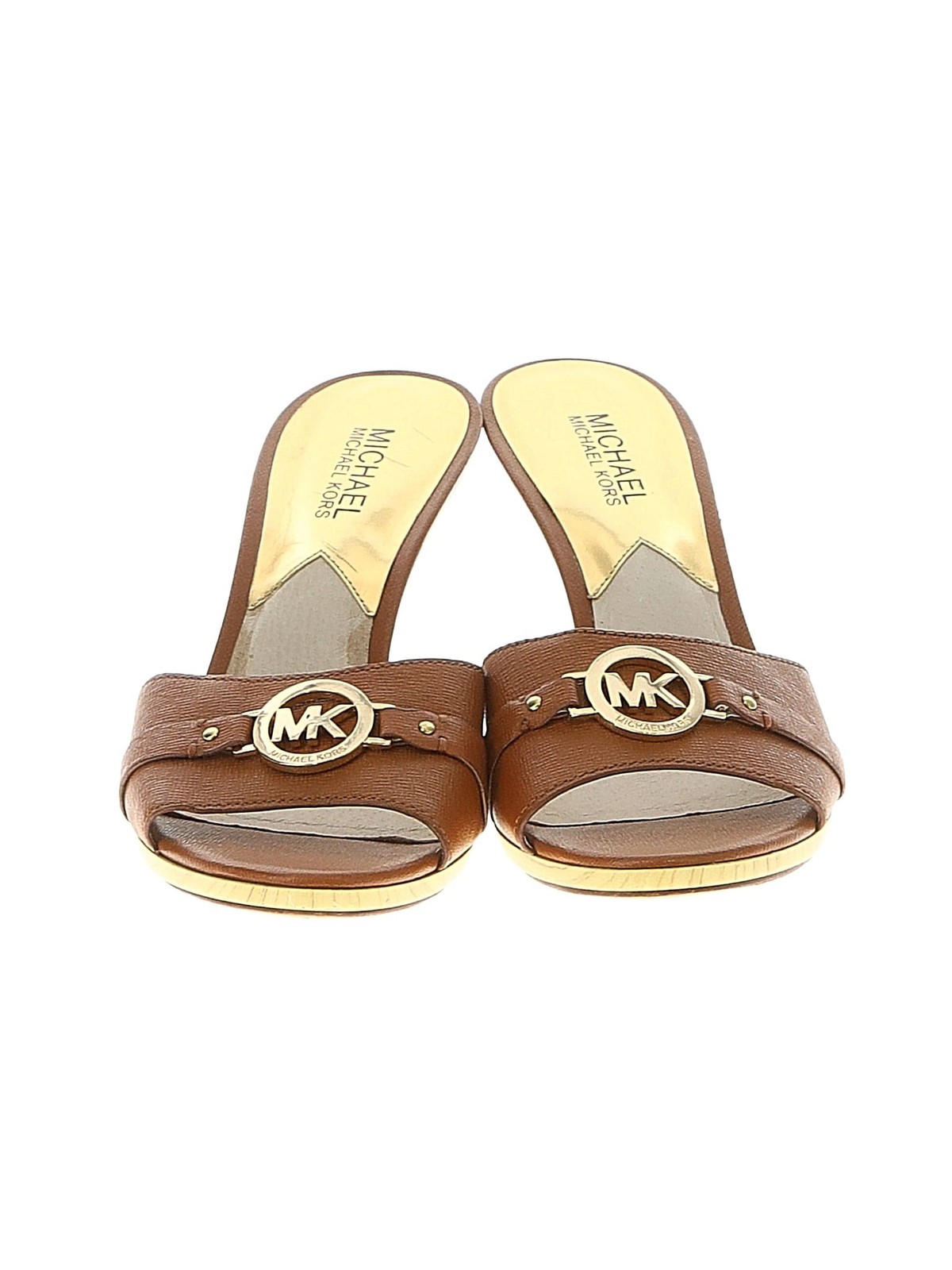 MICHAEL Michael Kors Women Brown Sandals US 7.5 thumbnail 2